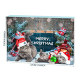 2024 Countdown Advent Calendar Bow Interactive Toys Christmas Teaser Pet Cat Toy Set