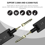 WP-8 Wireless Transmission System Electric Receiver & Transmitter Built-in Battery with Charging Box for Guitar Bass