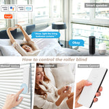 Tuya WiFi TM616EGWT Intelligent Pull Bead Curtain Motor - APP Voice Control, Quiet, Compatible with Alexa and Google Home
