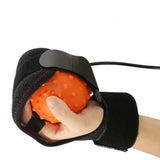 Hand rehabilitation training equipment stroke hemiplegia Electric hot compress massage ball home five-finger split fingerboard