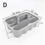 Sundries Plastic Portable Tool Box Storage Multifunctional Grocery Basket Household Cleaning Tools