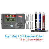 Range 0-40ohm-400ohm-4000ohm Earth Resistance Test AC Earth Voltage Tester Uni-T UT522 Earth Ground Tester