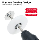 Inside for PVC Tool Adjustable Depth Gauge 6Pcs Saw Tooth Blades 3.15inch Guide Pipe Cutter Set