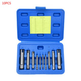5/6/9/10pcs Broken Tap Extractor Guide Set Easy Out Broken Wire Screw Remover Tools Screw Extractor Wrench Set Drill Bit