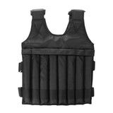 Jacket Weighted Vest 1680D Oxford Cloth 20/50kg Adjustable Fast Drying Wear-resistant For Exercise Training Fiess