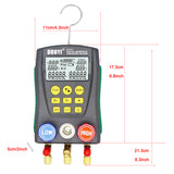 DY517 Pressure Gauge Refrigeration Digital vacuum pressure manifold Air conditioner temperature tester Vae kit