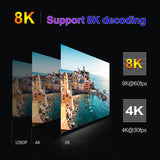 H96 MAX V58 TV Box Android 12 DDR4 8GB 64GB RK3588 Support 8K BT5.0 Dual Wifi 1000M 4G 32GB octa core vs mecool km7 x96 max plus