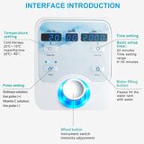 Fast Shipping NEW Dcool Cool + Hot + EMS Skin Tightening Electropor Mesotherapy Anti Puffiness Facial Electroporation Machine
