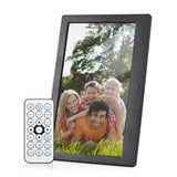 Andoer 10.1 Inch Digital Photo Frame IPS Screen Desktop Electronic Album with Remote Control Photo/ Video/ Music/ Clock Function