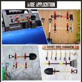 2-4PCS Quick Fist Clamp for Tools Equipment Auto Wall Mounting Brackets Car Trailer RV Boat Accessories Shovel Bracket
