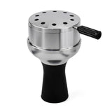 CRUSHER 2 in1 Arabian Hookah Bowl Charcoal Holder Kit Aluminium Alloy Heat Management System Head Tobacco Heater Tools