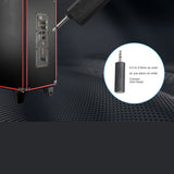Wireless Microphone Dynamic UHF Home Studio Recording Professional DJ Speaker Conference Mic For Computer Audio Black