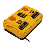 For 7.2-18V Ni-MH Ni-CD DC9320 DC9098 DW9072 DC9096 DC9099 DC9091 DC9071 DE9057 Dual Port Battery Charger