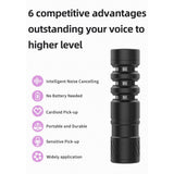 Vlog Microphone DSLR Camera Microphone Shotgun Microfone Cardioid Pickup for Canon Nikon Sony Mobile Phone Vlog Recording