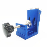 Upgraded 9mm Oblique Drill 15 Degree Angle Bits Hole Jig Woodwork Guide Clamp Locator Set Kit Woodworking DIY Tools