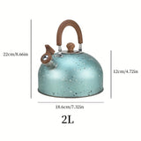 1pc Whistle Tea Kettle For Stove Top, 2L/3L Stainless Steel Large Capacity For Boiling Water And Making Coffee, Suitable
