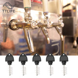 TTLIFE 15 PCS Plugs Brush and Tap Cleaning Plug Hygiene Brush Set for Draft Beer Faucet Cap Tools