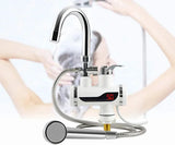 Electric Hot Faucet Kitchen Instant Heating Tap Water Heater with LED