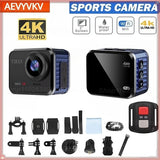 Wifi Mini V8 Action Camera HD 4K 60FPS with Remote Control Screen Ip86 Waterproof DV Sport Camcorder Drive Recorder