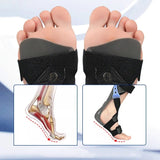 1Pair Adjustable Medical AFO Brace-Ankle Orthosis Drop Foot Stabilizer Support for Walking with Shoe