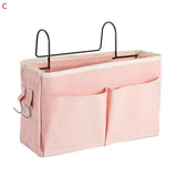 Multifunctional Dormitory Bed Side Pouch Organiser Bedside Hanging Bags Bed Holder Pockets Household Bedside Storage Hanging Bag