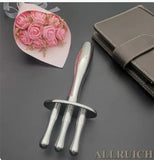 Titanium alloy straight head detachable magnetic massage cervical spine massager manual meridian stick acid discharge stic