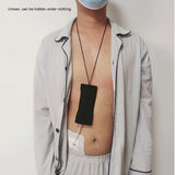 Peritoneal Dialysis Transfer Set Bag Secure Placement Adjustable Neck Cord Hook Loop Fastener PD Catheter Holder