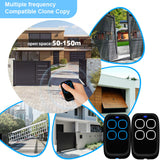 Multifrequency Garage Door Duplicator - 286MHz - 868MHz for Gate Opener Remote Control Switch.