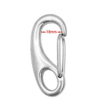 2" Indoor 50mm Spring Gate Snap Hook for Dog Leash Carabiner Swing Sier