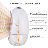 Portable Wearable Hands Free Electric Breast Pump for Breastfeeding Low Noise Comfort Milk Collector BPA-free