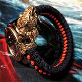 New Paracord Braided Bracelet Damascus Style