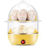 220V Multifunctional Electric Boiler Double Layers Egg Cooker Mini Steamer Poacher Kitchen Cooking Breakfast hine
