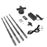 Holographic Advertising Projector 3D 4 Leaf Fan Advertising Display for Exhibition Stores Shopping Malls 100?240V EU Plug