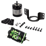 540 Brushed Motor 35T With 1:5 Reduction Gearbox For 1/14 Trailer 1/10 RC Car Crawler Axial SCX10 Traxxas TRX4 Replacement