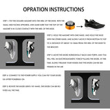 ating Double Sneaker Stand Exhibition Levitating for Shopping Mall Shoe Display