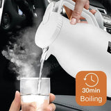 12V/24V Car Smart Mug with Temperature Control Stainless Electric Water Cup Kettle Coffee Milk Heated Vehicle Supplies