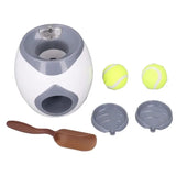 Automatic Food Dispenser Tennis Ball Launcher with Feeder Interactive Funny Reward Game Training Tool for Dog Cat