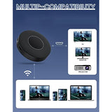 Wireless -Compatible Display Dongle Adapter Black No Need APP Video/Audio From Laptop, PC, Smartphone To HDTV Projector
