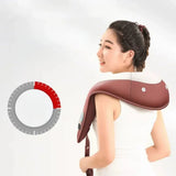 Portable Electric Shoulder Massager Wireless Neck And Kneading Shawl Cervical Back Muscle Relaxing Massage