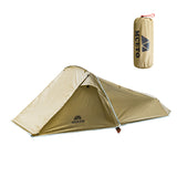 Double Layers Backpacking Tents 2 Persons Lightweight Camping Tent with Aluminium Pole