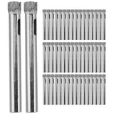 50Pcs Coated Drill Bit Set 6mm Diamond Tipped Hole Saw for Tile, Glass, Ceramics, Porcelain, Marble