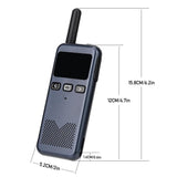 RB19P handheld GMRS certified machine with American frequency 30CH/NOAA (11CH)/Type-C charging