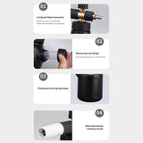 Electric Motorbike Wash Foam Sprayer foam Corrosion Resistant Adjustable Acid Alkali Automatic Pressure Gun for Car Cleaning