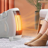 1PC, Small Electric Heater, Ceramic Personal Space Heater Portable Silent Heater Fan For Office With Constant Temperature Heating And Overheat Protection, 2S Fast Heating Space Electric Heater And Dual Speed Adjustable Temperature (EU Plug)