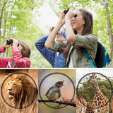 8x21 Compact Zoom Binoculars Long Range 1000m Folding HD Powerful Mini Telescope BAK4 FMC Optics Hunting Sports Camping