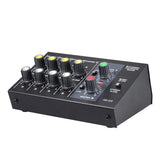Studio Mixer Am-228 Ultra Compact Audio Sound Mixer Mixing Console Professional Sound Table Stage Monitor Low Noise 8 Channels