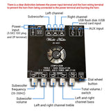 TPA3251D2 2.1 Channel Bluetooth 5.0 Amplifier Board with High Power Output