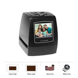 Protable Negative Scanner 35/135mm Slide Film Converter Photo Digital Image Viewer with 2.4" LCD Build-in Editing Software