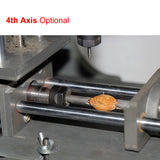 4 Axis USB Router 2020 300W Emed Round Sculpture CNC Engraving Frame 3axis Wood PCB PVC Milg hine