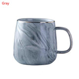 Europe Ceramics Coffee Mugs Marble Grain Ceramics Coffee Mugs Milk Mug Tea Cup Breakfast Water Mug Creative Lovers Cup